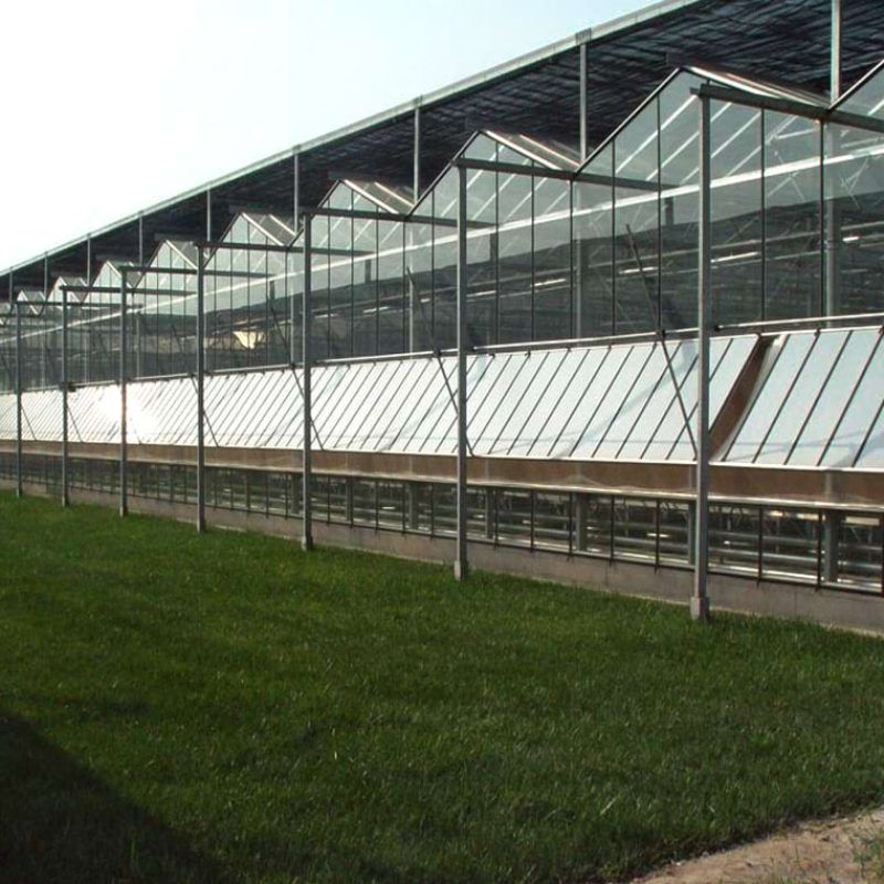 glass greenhouse cooling system